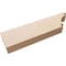 Ekena Millwork 2in. W x 6in. H x 20in. L Mediterranean Woodgrain TimberThane Rafter Tail, Primed Tan RFTUR02X06X20MEDRCPR - alternate 2